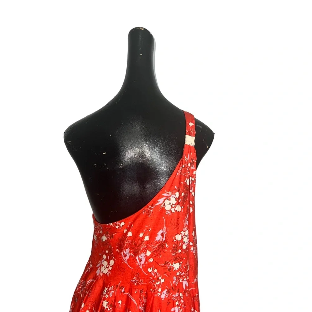 NWT Free People All Mine mini dress in red - Picture 8 of 16